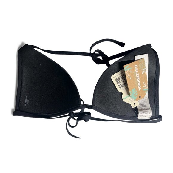 Calzedonia Black Bikini Set – Top & Tie-Side Bottom (Size M) - Picture 3 of 7